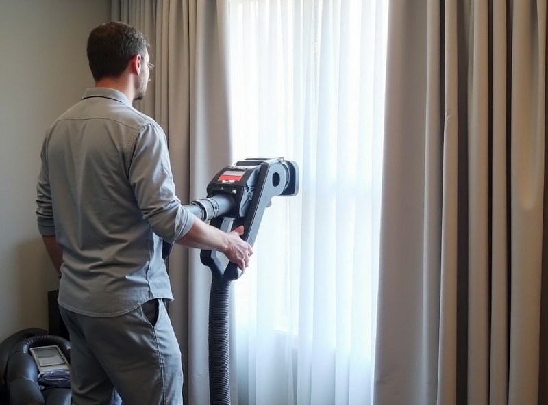Professional Curtain Dust Removal Process